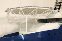 customized model of 82m windfarm support boat